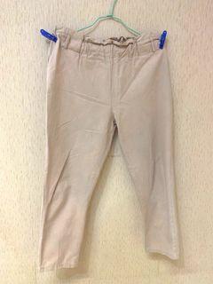 Creme curduroy pants