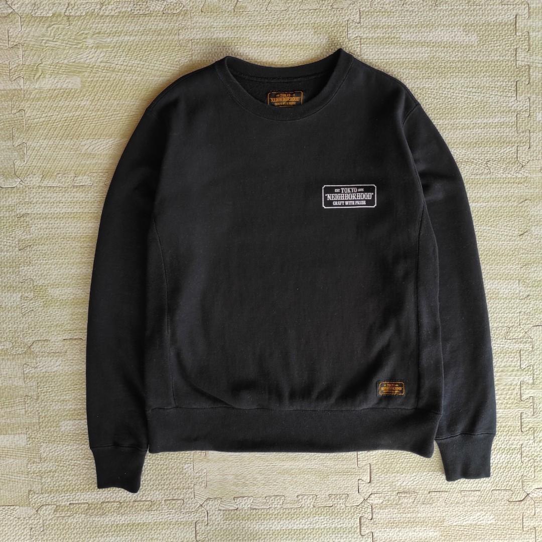 CREWNECK NEIGHBORHOOD SECOND ORIGINAL Fesyen Pria Pakaian Baju