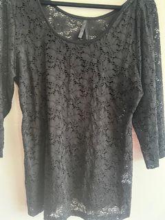 Crossroads Lace top NEW size XL