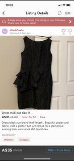 Cue dress size 14
