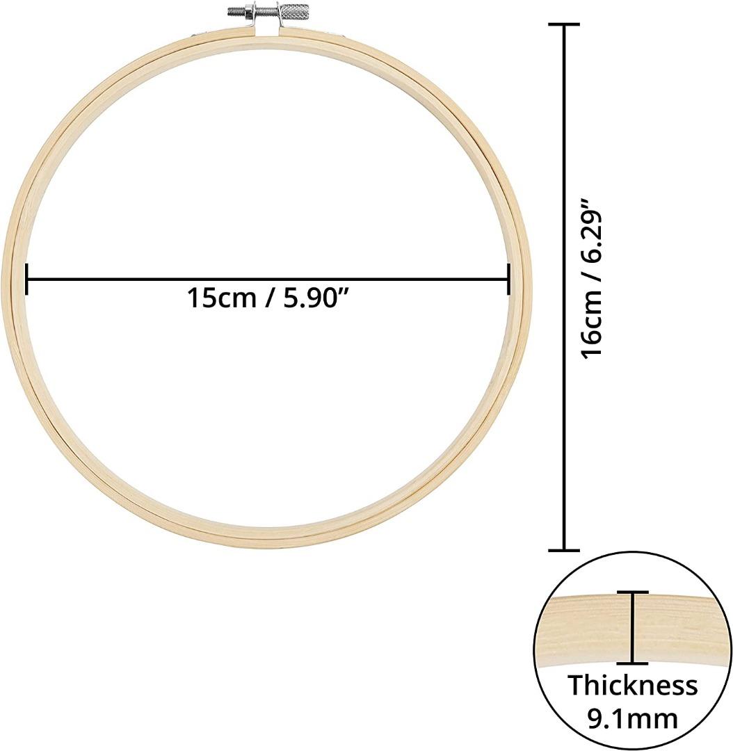 Cheap wooden embroidery hoops on sale