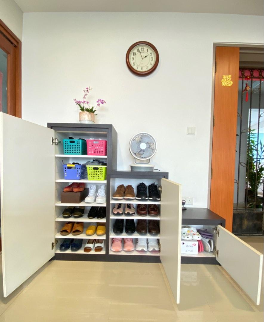 Dark brown and cream shoe Furniture & Home Living, Furniture