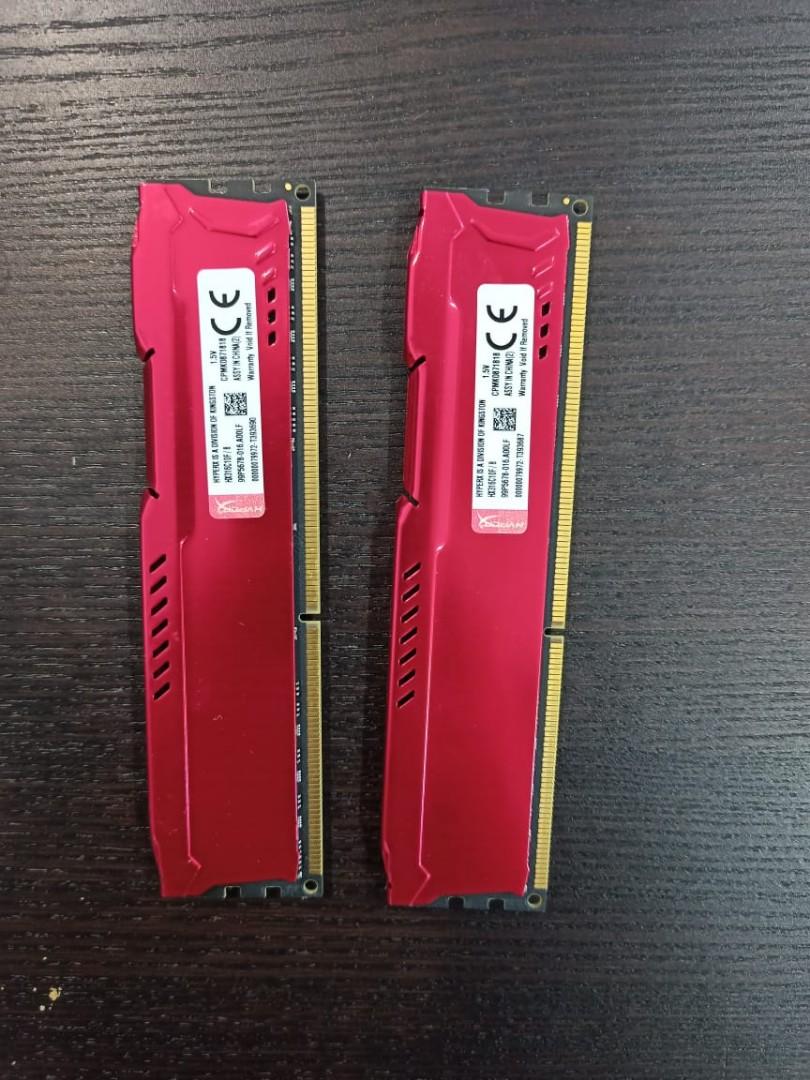 DDR3 1600Mhz RAM 8GB HyperX Fury Kingston RAM Computers Tech ddr3-1600mhz-ram-8gb-hyperx-fury-kingston-ram-computers-tech