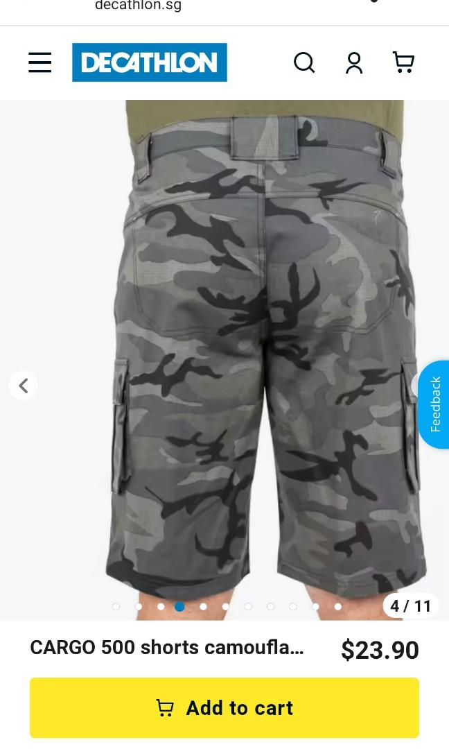 DECATHLON Cargo Shorts Camo size 33 | Clothes design, Cargo shorts, Fashion