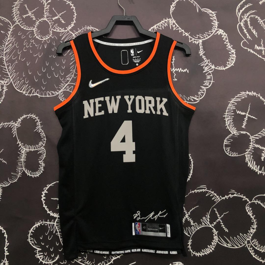 Derrick Rose New York 4 Jersey Black