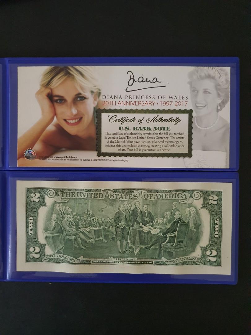 *Diana!!! *Princess Of Wales!!! *20th Anniversary *19972017*!!! USD 2
