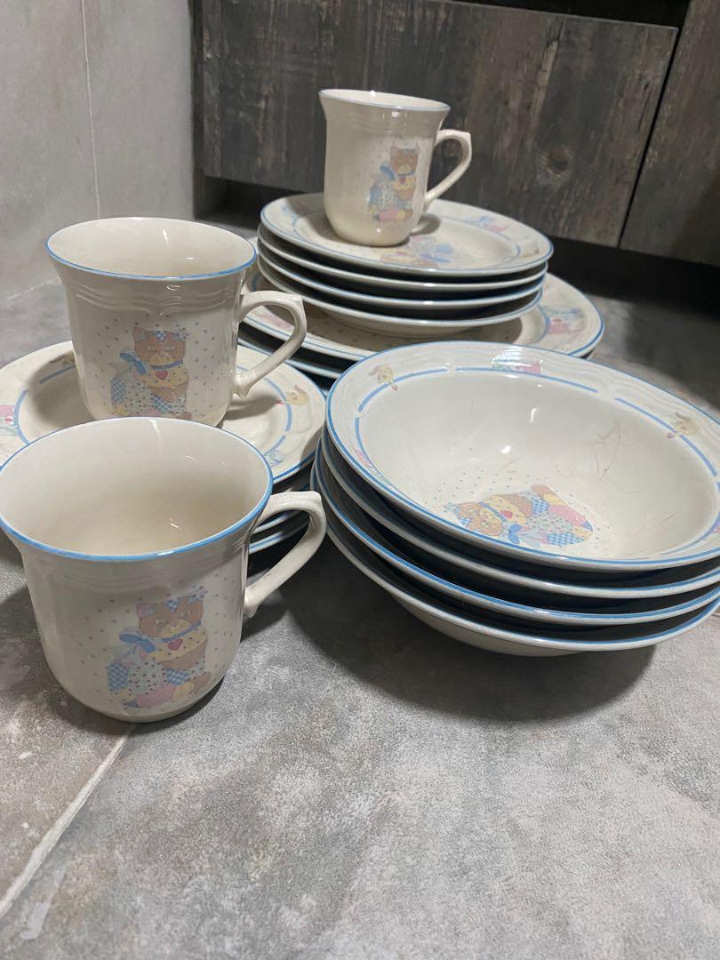 Vintage Dinner set, Furniture & Home Living, Kitchenware & Tableware