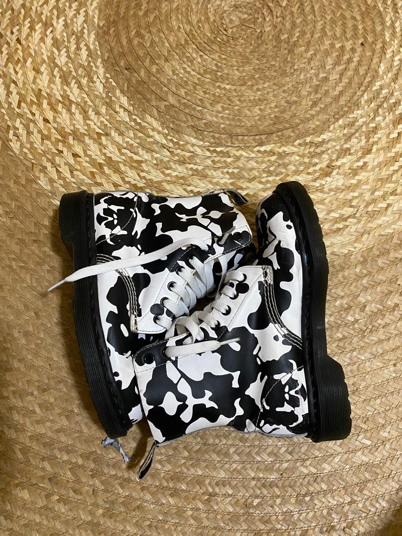 Dr martens pascal ink blot backhand boots Women s Fashion