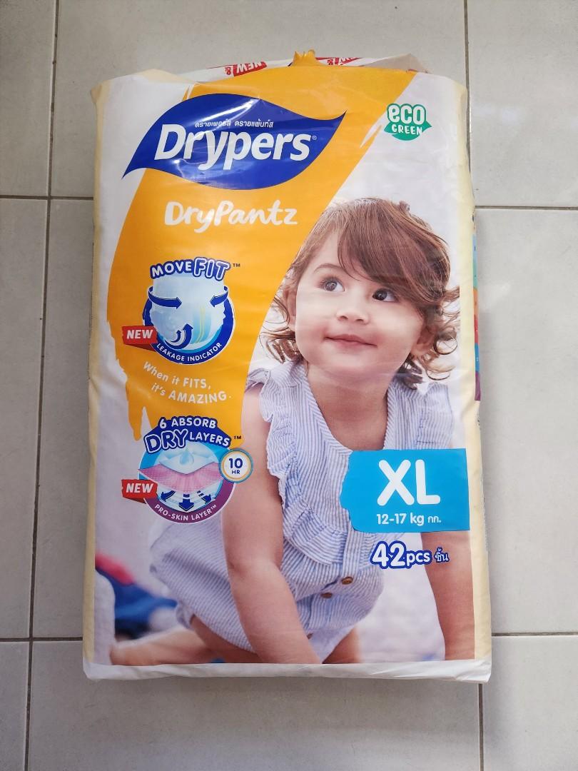 Pampers drypers best sale xl