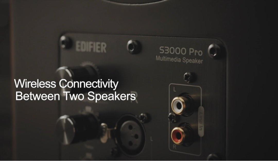 Edifier S3000PRO Wireless HiRes Monitor Speakers with original stands