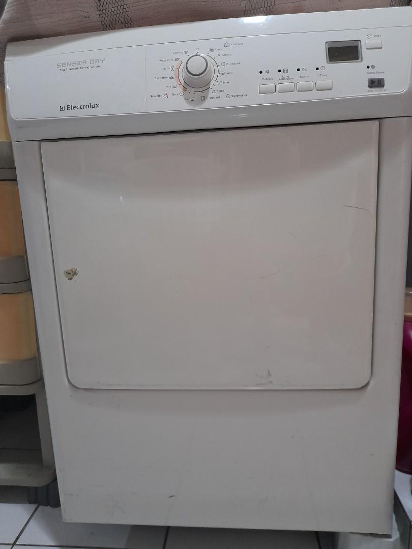 Electrolux 7kg Dryer Not Functioning, TV & Home Appliances, Washing