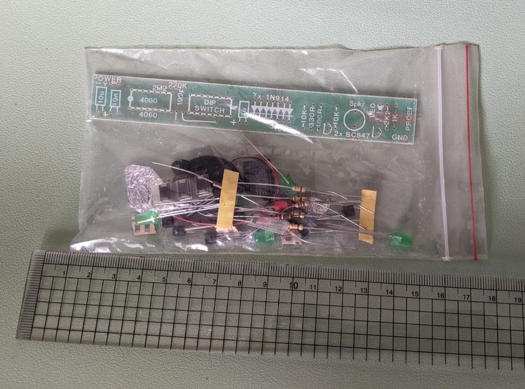 Logic Probe (Electronics) (Category: Other Accessories) located in Singapore. Submitted by lcc011234 (Listing ID 1188073023, Image 1). Description: Unassembled logic probe. No instruction required, details on PCB. Free delivery via Singpost..