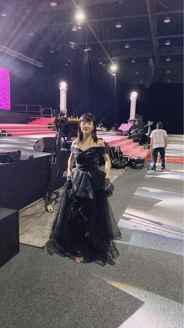 Evening gowns Black color Women s Fashion Dresses Sets