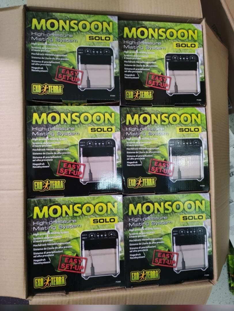Exo Terra Monsoon Solo Misting System for Terrarium Tank, Pet Supplies