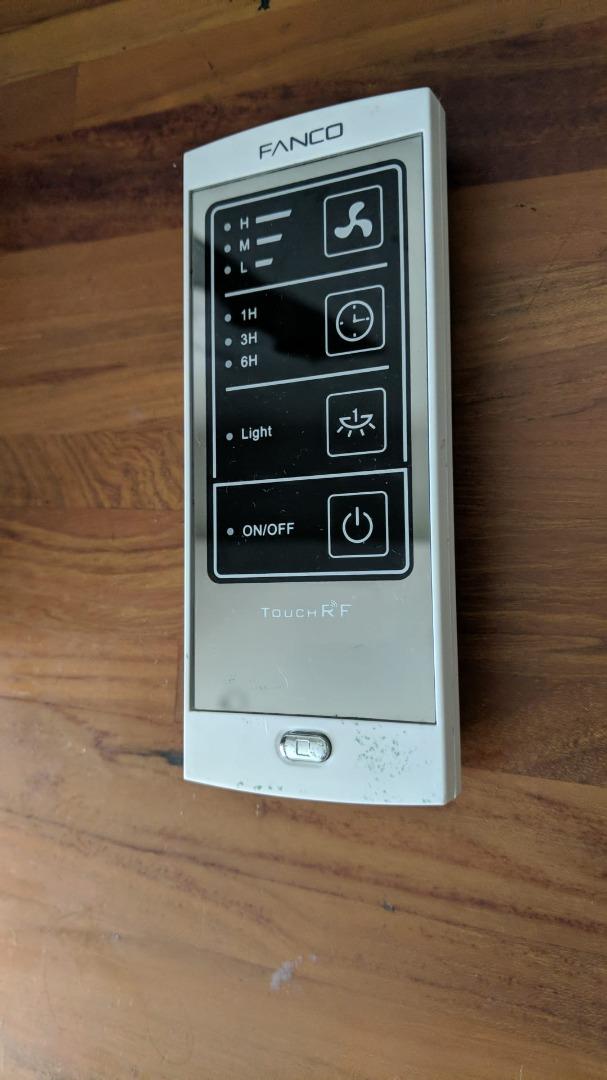 FANCO BRAND CEILING FAN REMOTE CONTROL, Furniture & Home Living