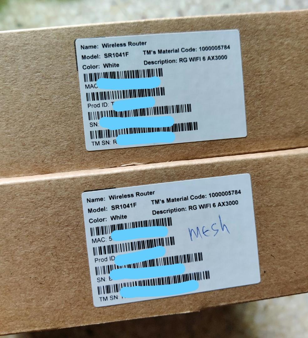 Brand New] Unifi Fiberhome RG WIFI 6 SR1041F AX3000 -buy 2 units at RM170  ONLY!!!, Computers & Tech, Parts & Accessories, Networking on Carousell