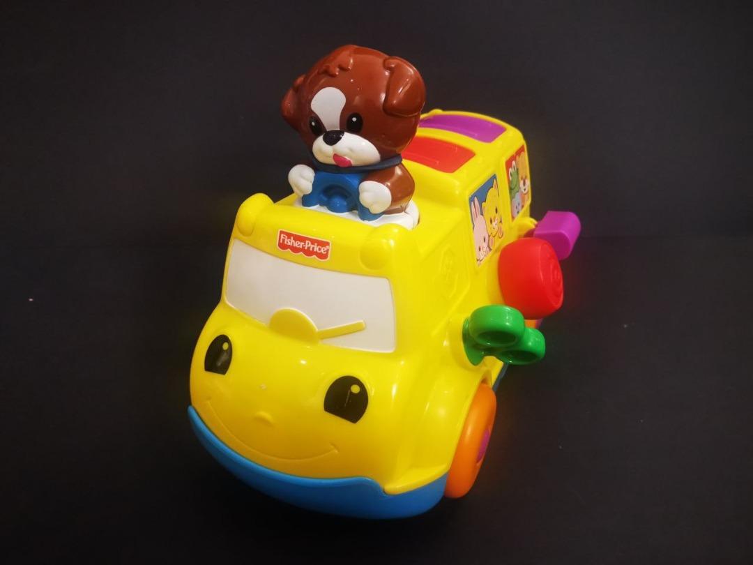 Fisher price musical pop up bus clearance