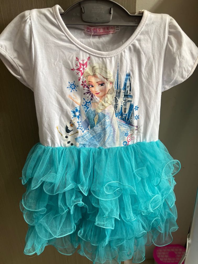 Frozen dress hotsell 4t