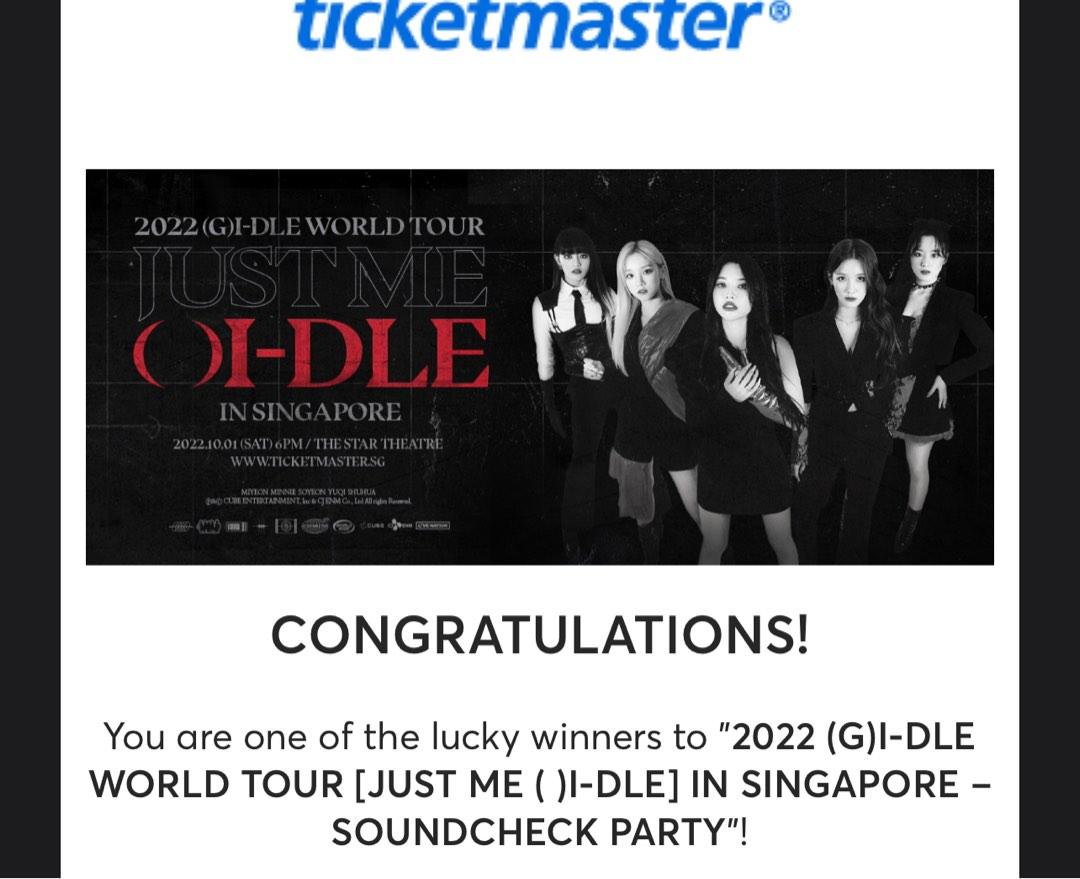 GIDLE CONCERT, Tickets & Vouchers, Event Tickets on Carousell