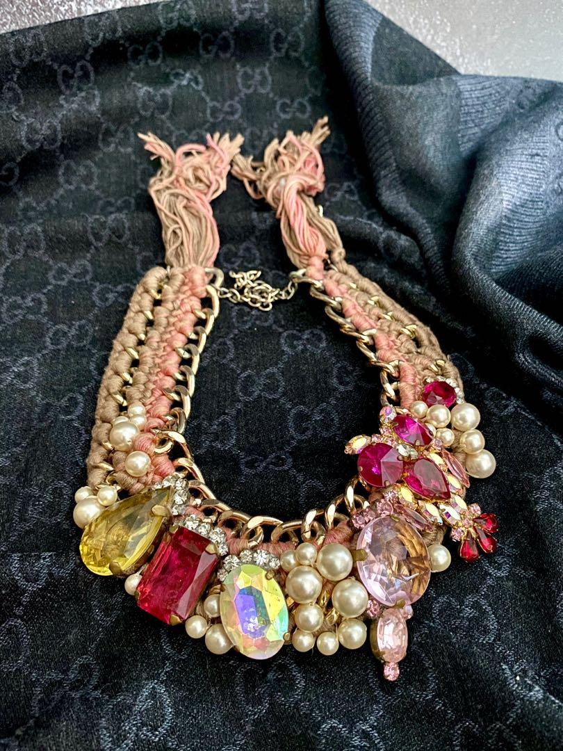 Glass Crystal Necklace