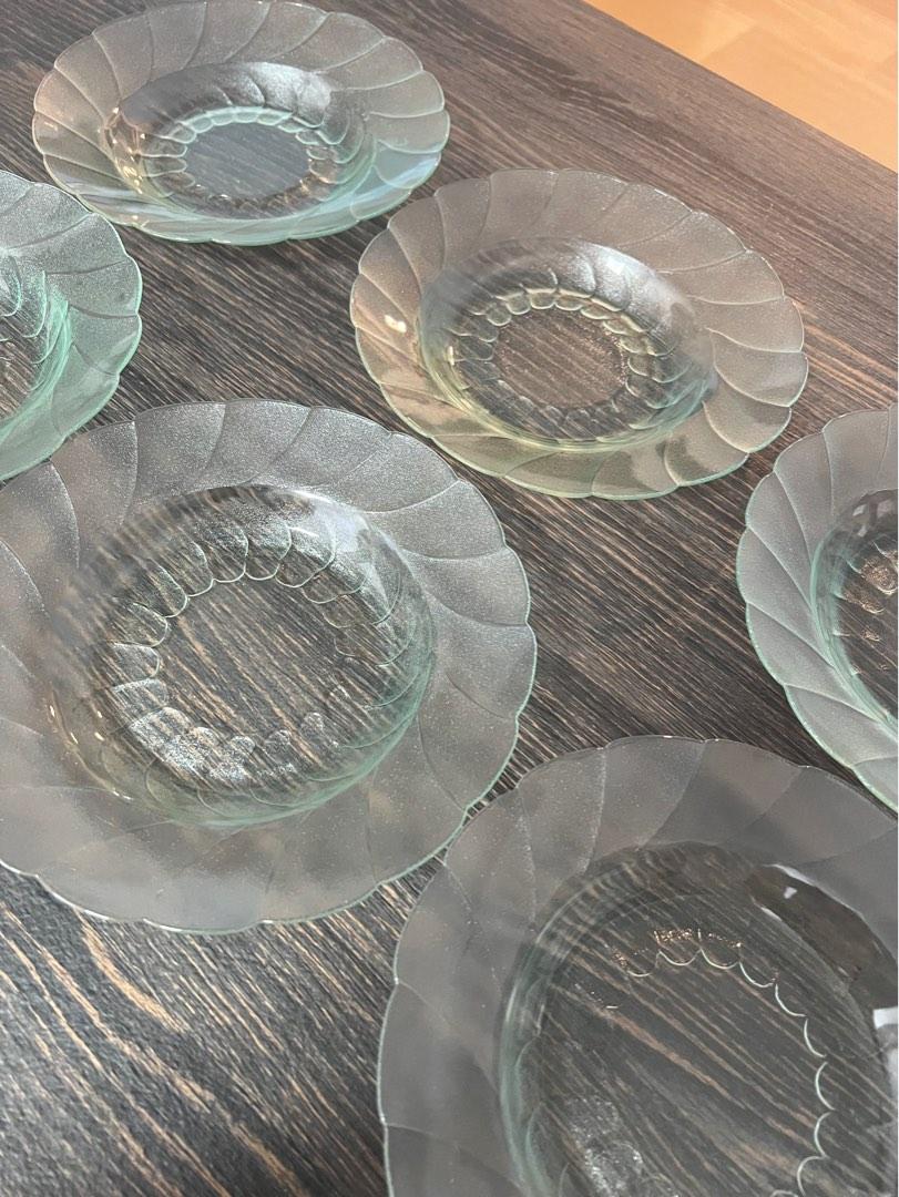 Glass plates Set of 6, Furniture & Home Living, Kitchenware & Tableware ...