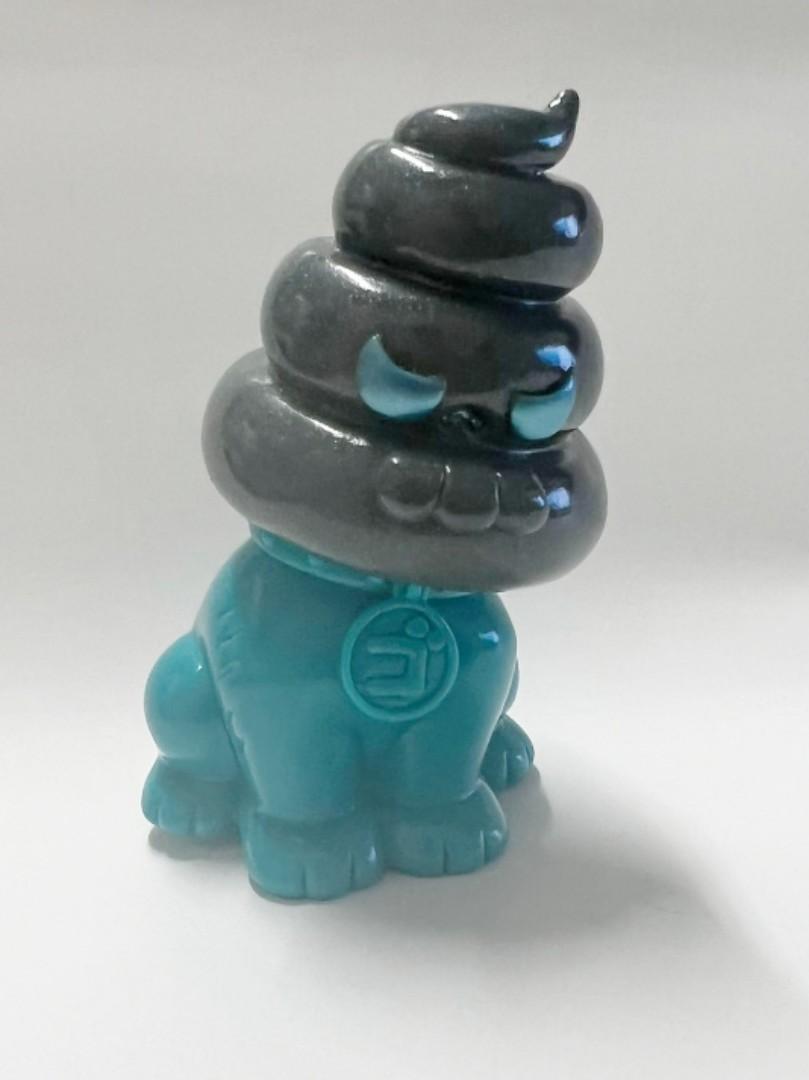 Goccodo ゴッコ堂ウン面犬水色sofubi Sofvi Made In Japan 搪膠玩具玩具figure Designer Toy Art Toy Realhead Realxhead 真頭玩具真頭 興趣及遊戲 玩具 遊戲類