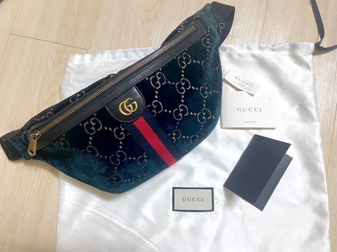 Gucci bum bag velvet 2025