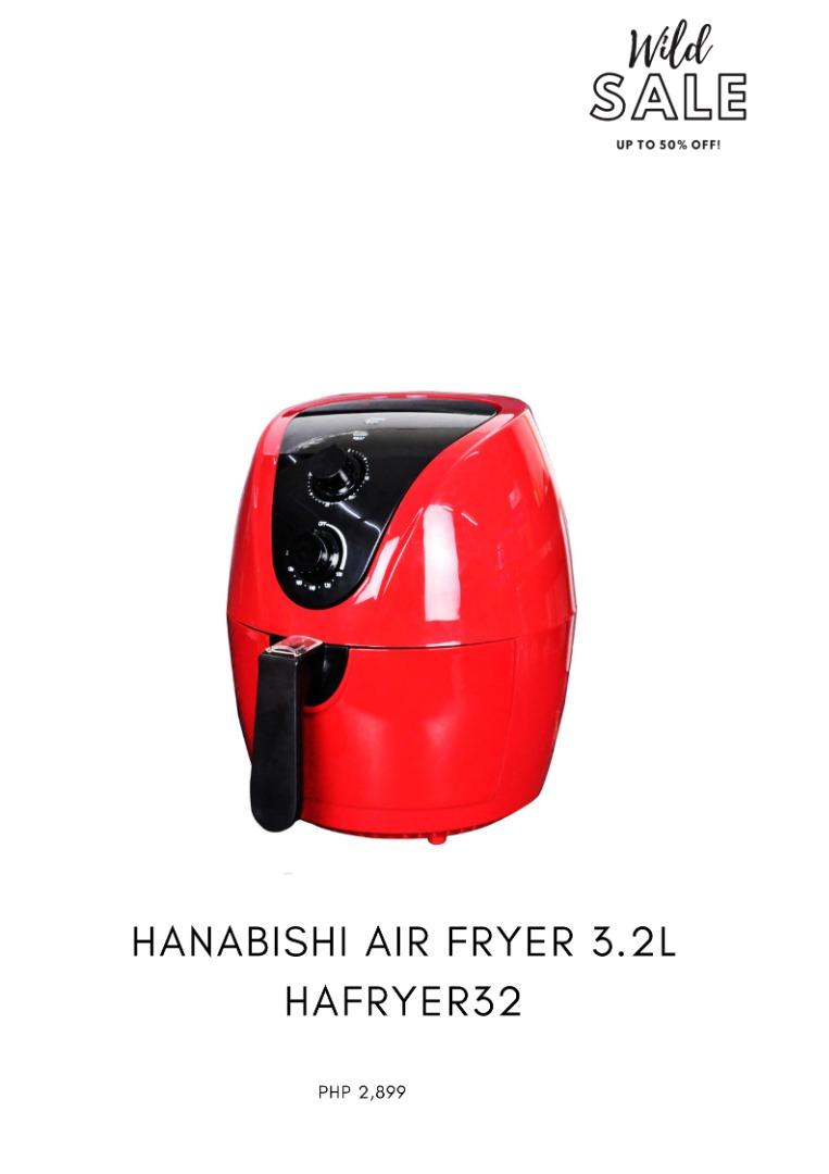 Hanabishi Air Fryer 3.2L HAFRYER32 ( Brand New & Original), TV & Home