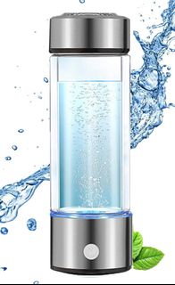 LevelUpWay - Model 2019 - Glass Hydrogen Generator Water Bottle SPE PEM Tech