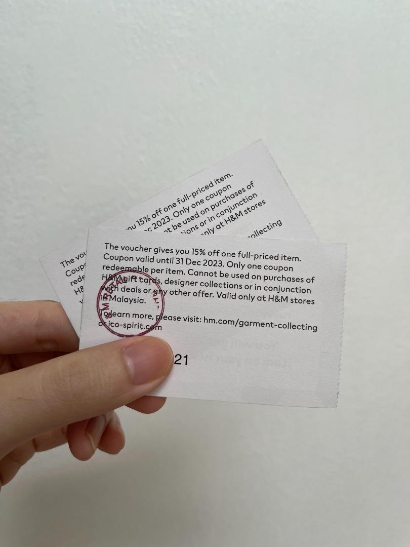 H&m discount card sales