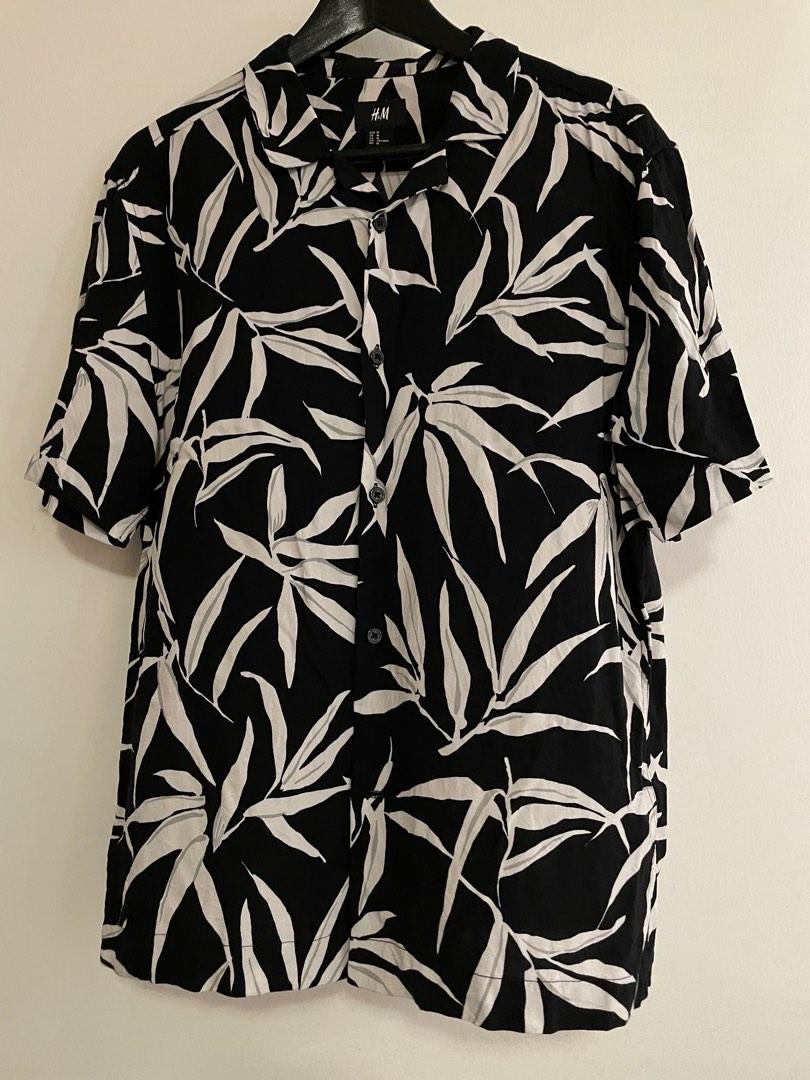 H&m hawaiian deals shirt mens