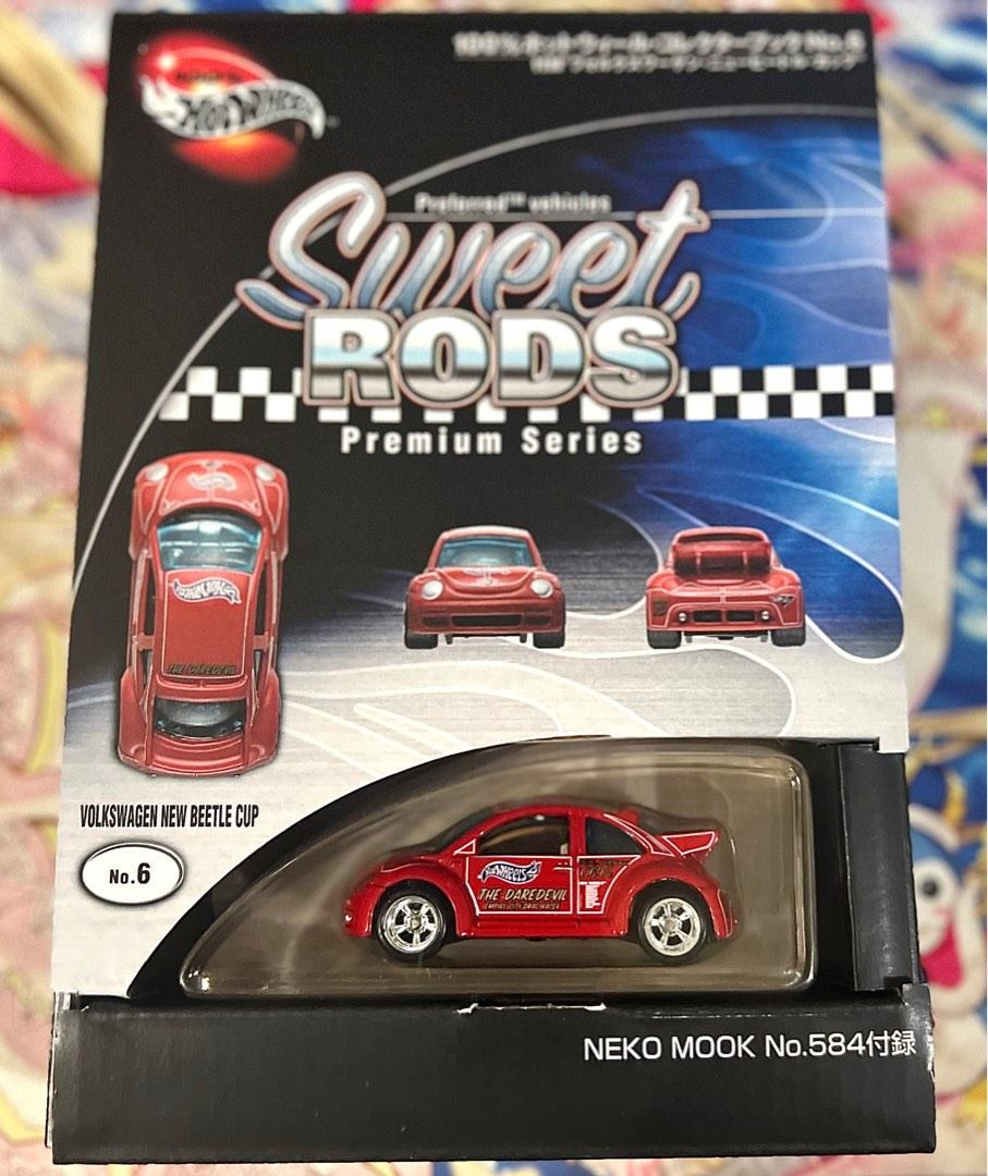 HOT WHEELS 100% SWEET RODS - VOLKSWAGEN NEW BEETLE CUP (RED) WITH 