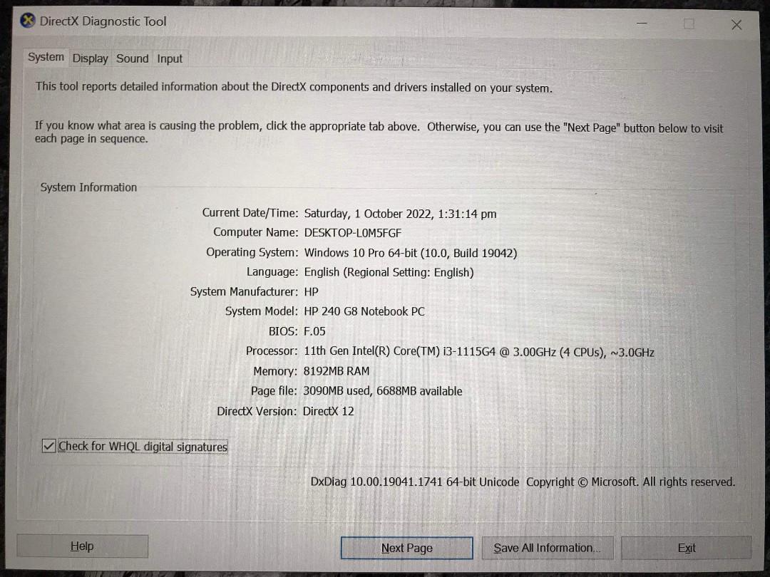 intel core i3 1115g4 3 ghz