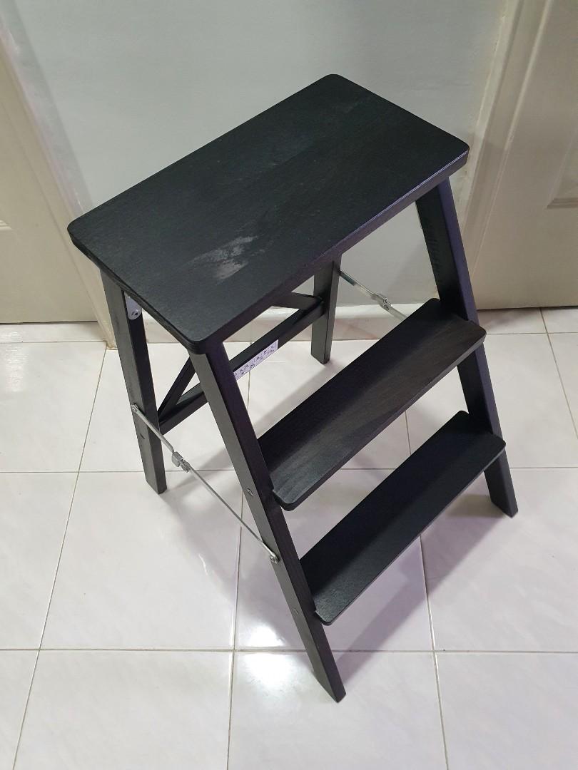 Scala A 3 Gradini IKEA BEKVÄM - In Faggio, Pieghevole, Portata 100 Kg - Foto 11