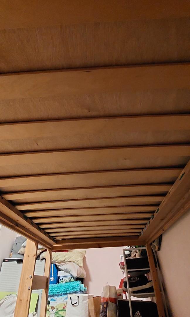 Ikea Children's Loft Bed With Slide, Furniture & Home Living, Furniture