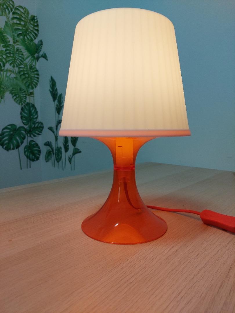 Ikea cheap lampan orange