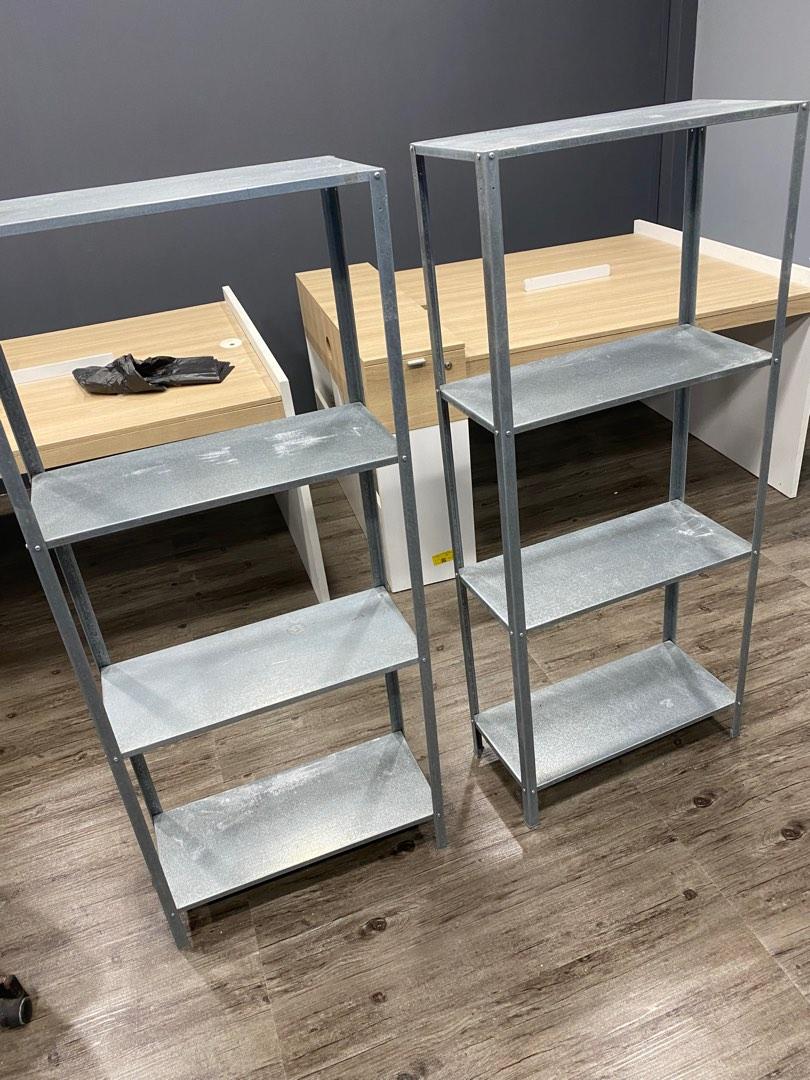 IKEA Metal Rack, Furniture & Home Living, Furniture, Shelves, & Racks on Carousell