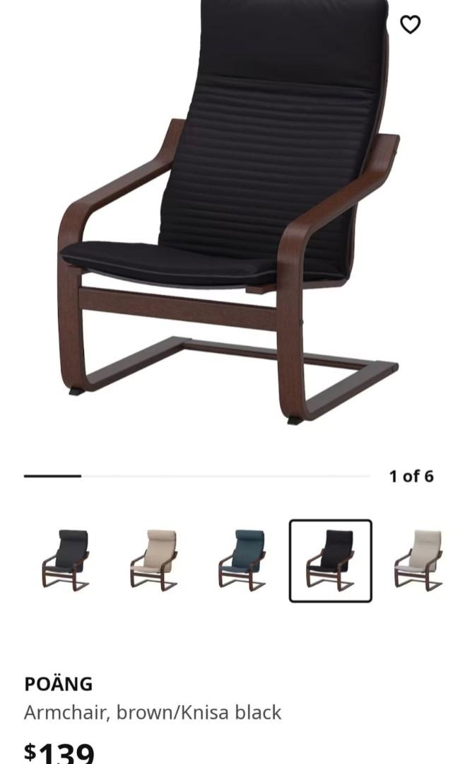 Ikea rolling chair, Furniture & Home Living, Furniture, Chairs on Carousell