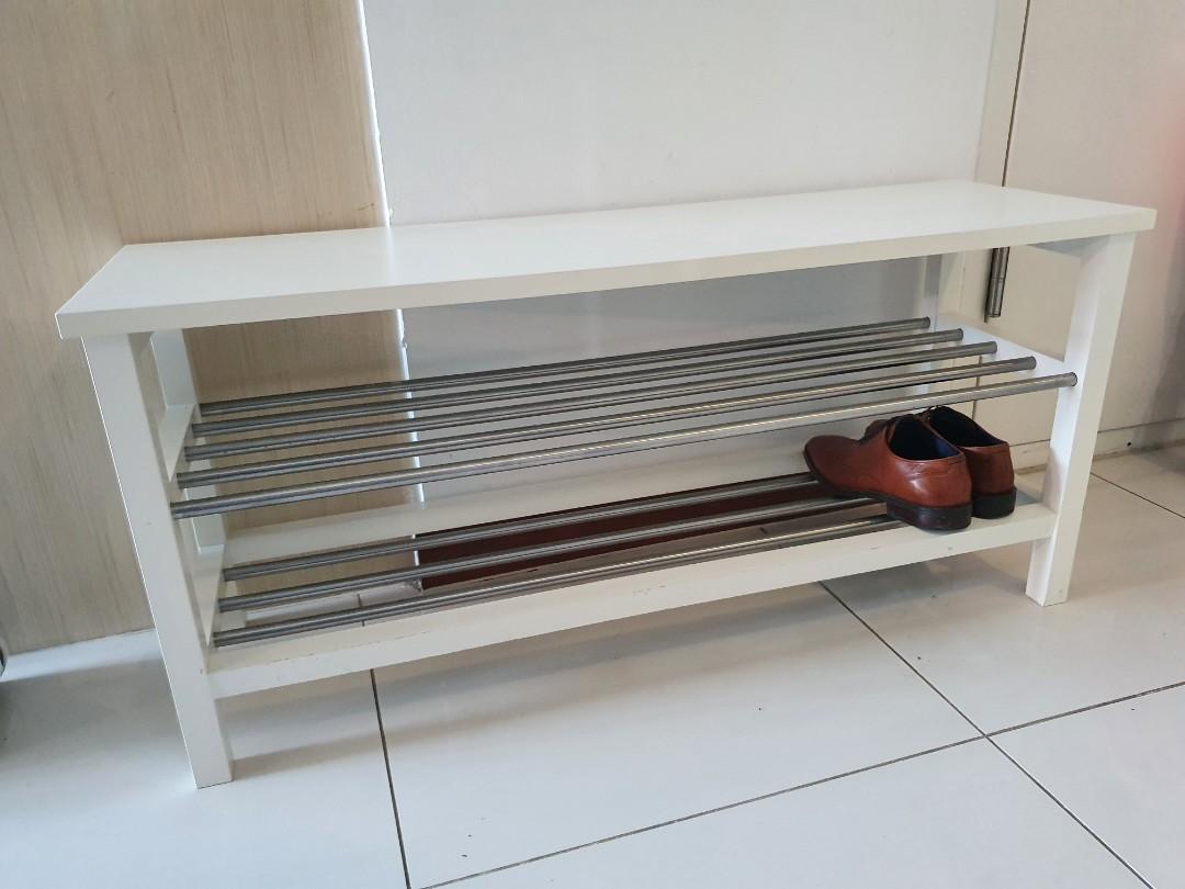 Ikea TJUSIG Shoe Rack with Bench, Furniture & Home Living, Furniture
