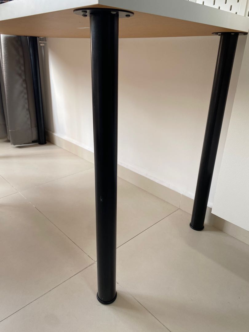 Ikea Table Legs Adils Black, Furniture & Home Living, Furniture, Tables