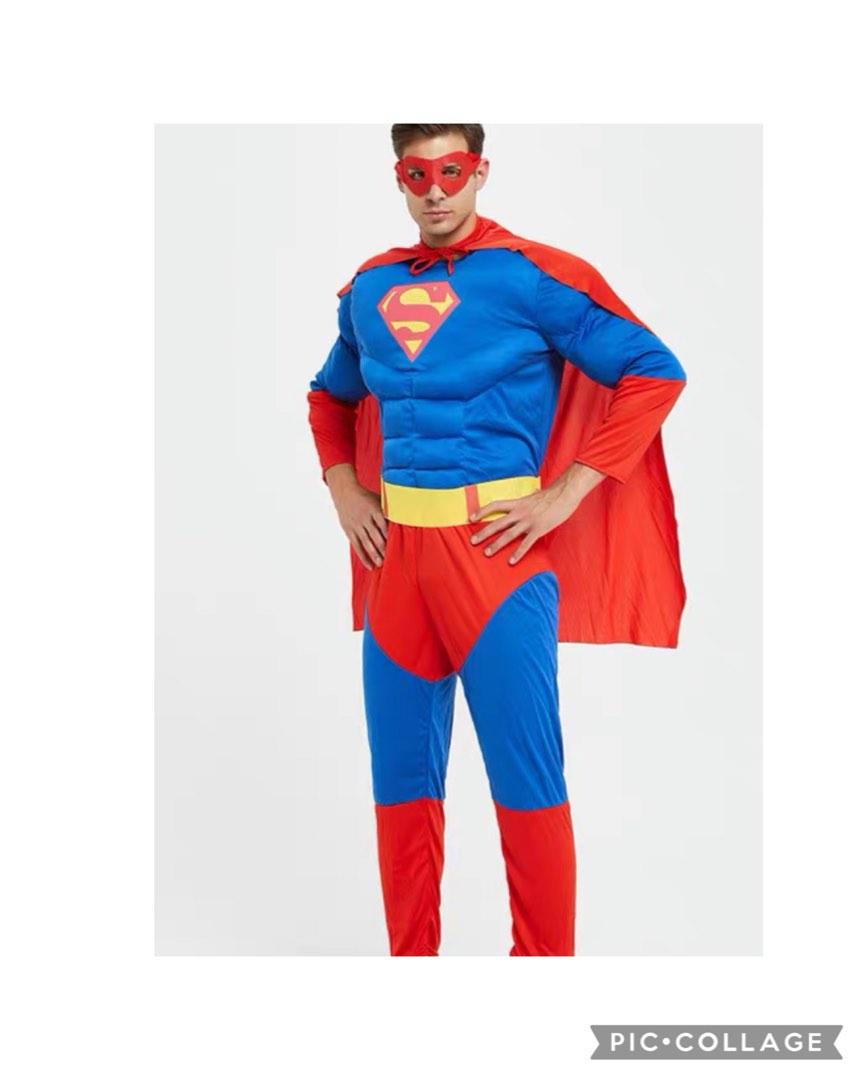 IN STOCK Adult Superman Costume suit Batman costume suit adult male