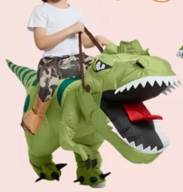 Inflatable TRex costume, Hobbies & Toys, Toys & Games on Carousell
