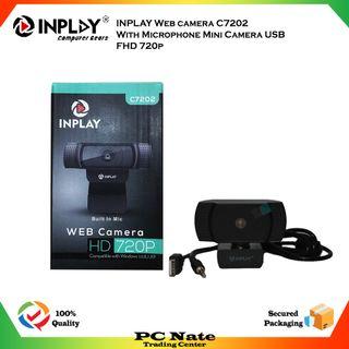 INPLAY Web Camera C1080E/C7202 With Microphone Mini Camera USB FHD 1080P/720p