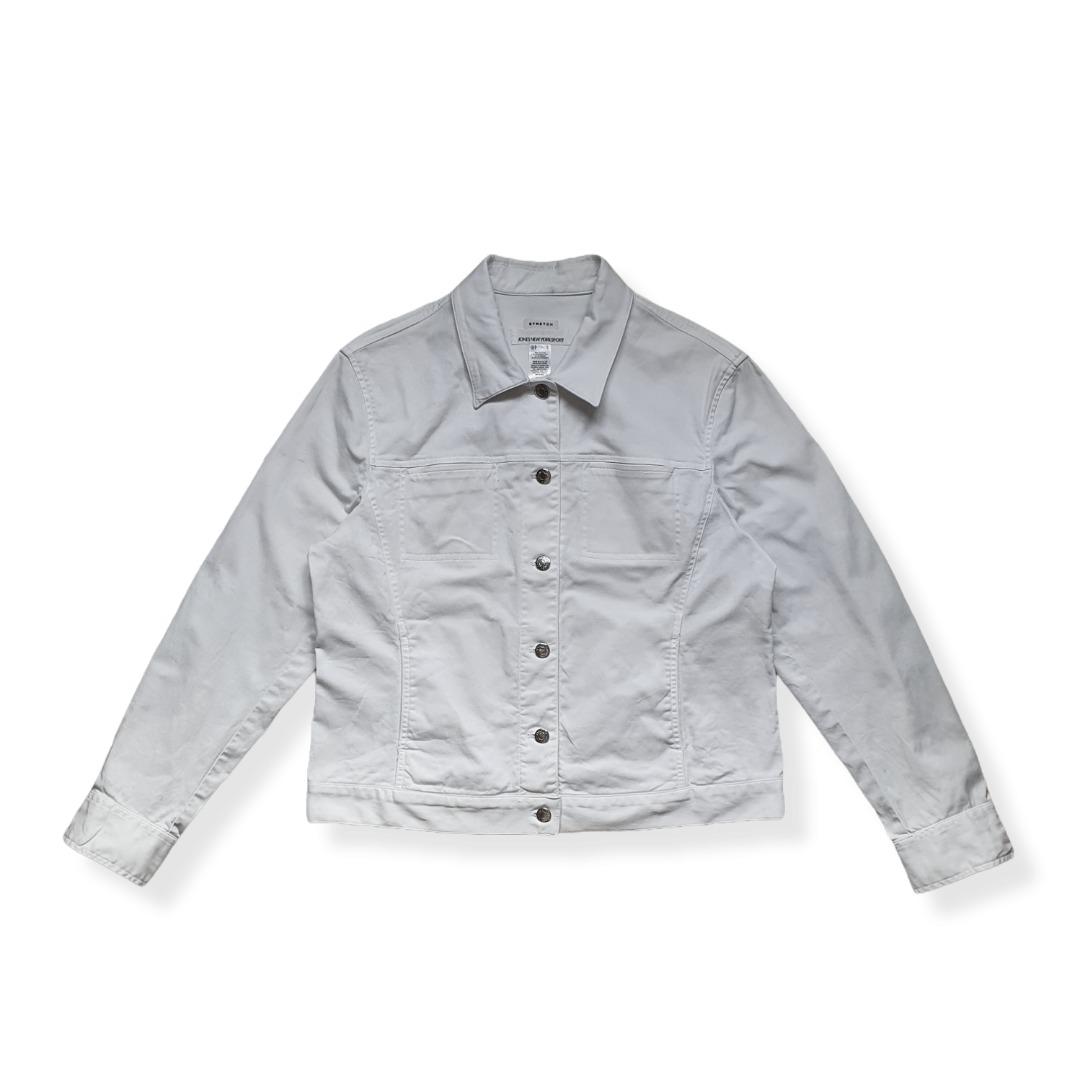 Jones new york white new arrivals denim jacket