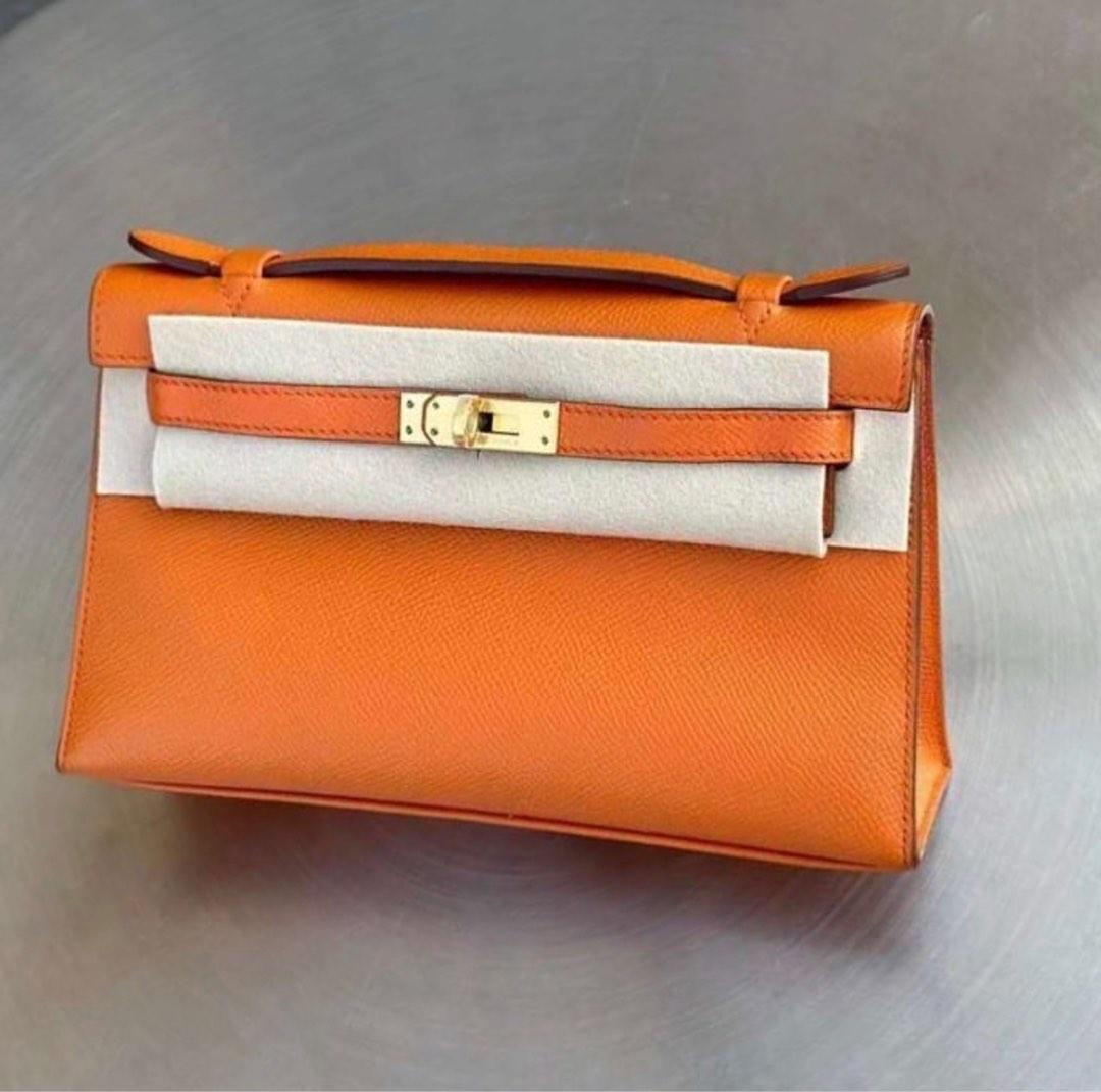 Hermes Kelly Pochette - [227028880], Luxury, Bags & Wallets on Carousell