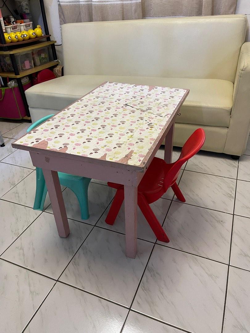 Kiddie wood table, Babies & Kids, Baby Nursery & Kids Furniture, Kids