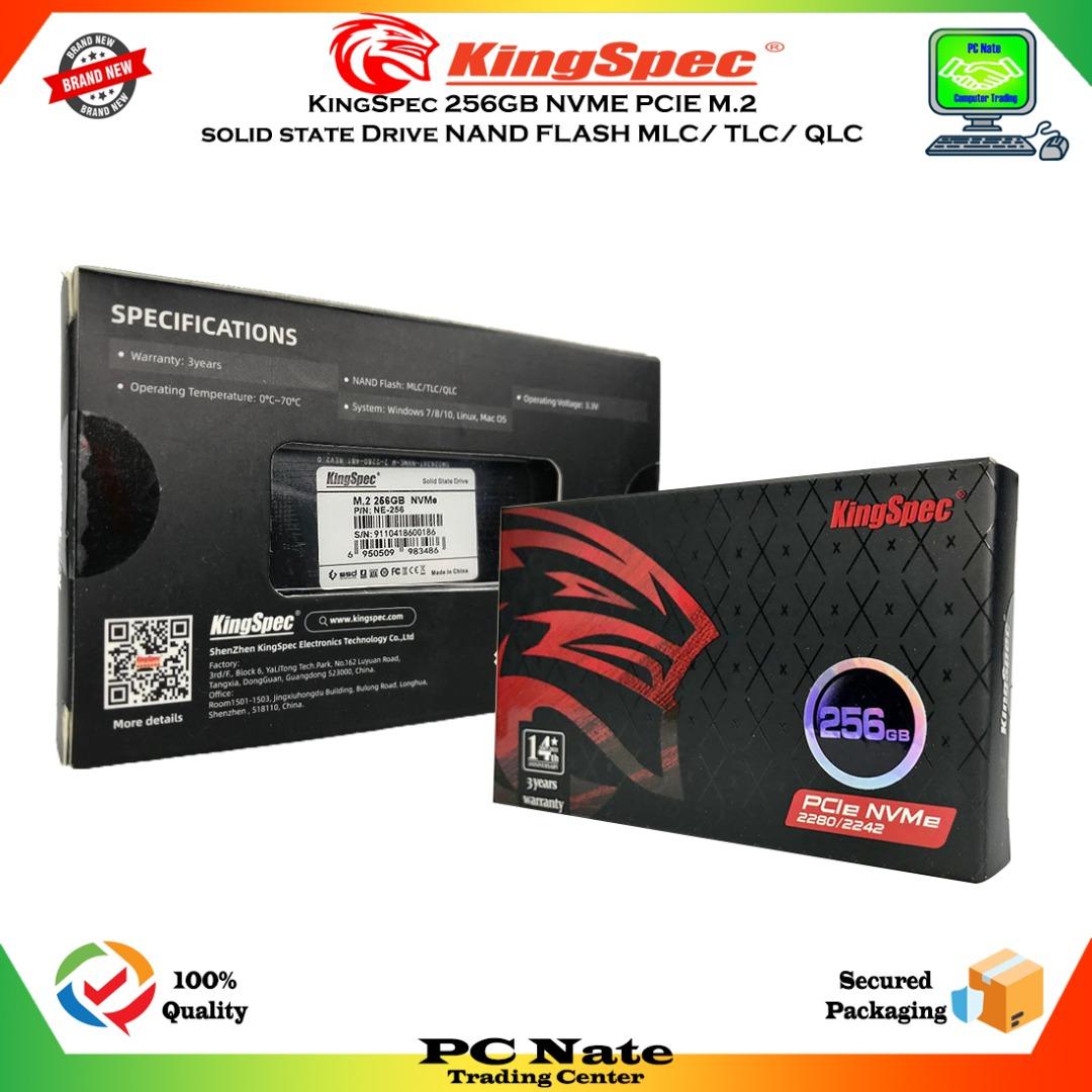 KingSpec M.2 NVMe SSD PCIe 3.0 x4 128GB/256GB SSD 22x80mm Speed Up to ...