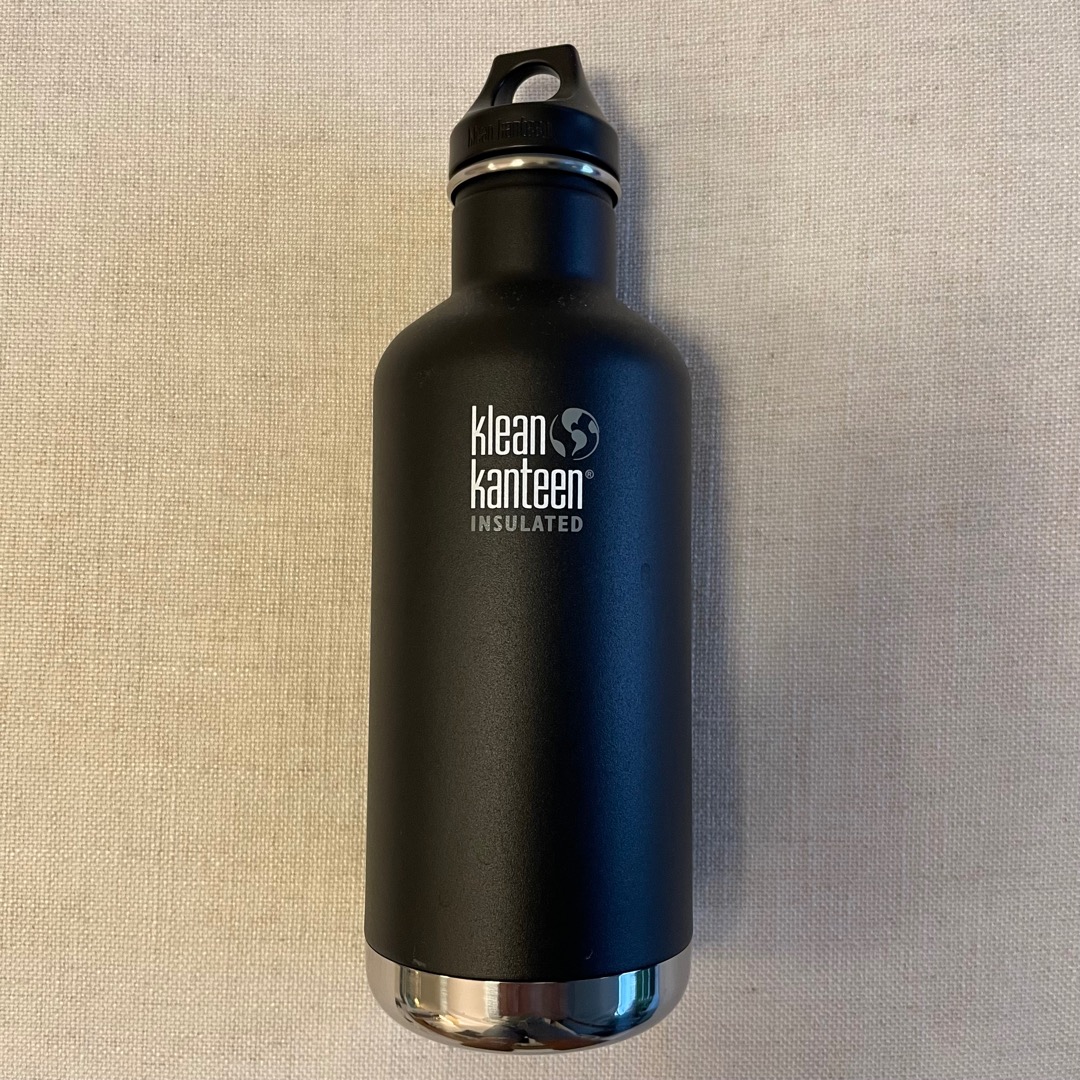Klean Kanteen Insulated Bottle Black 32oz 946ml, Furniture & Home