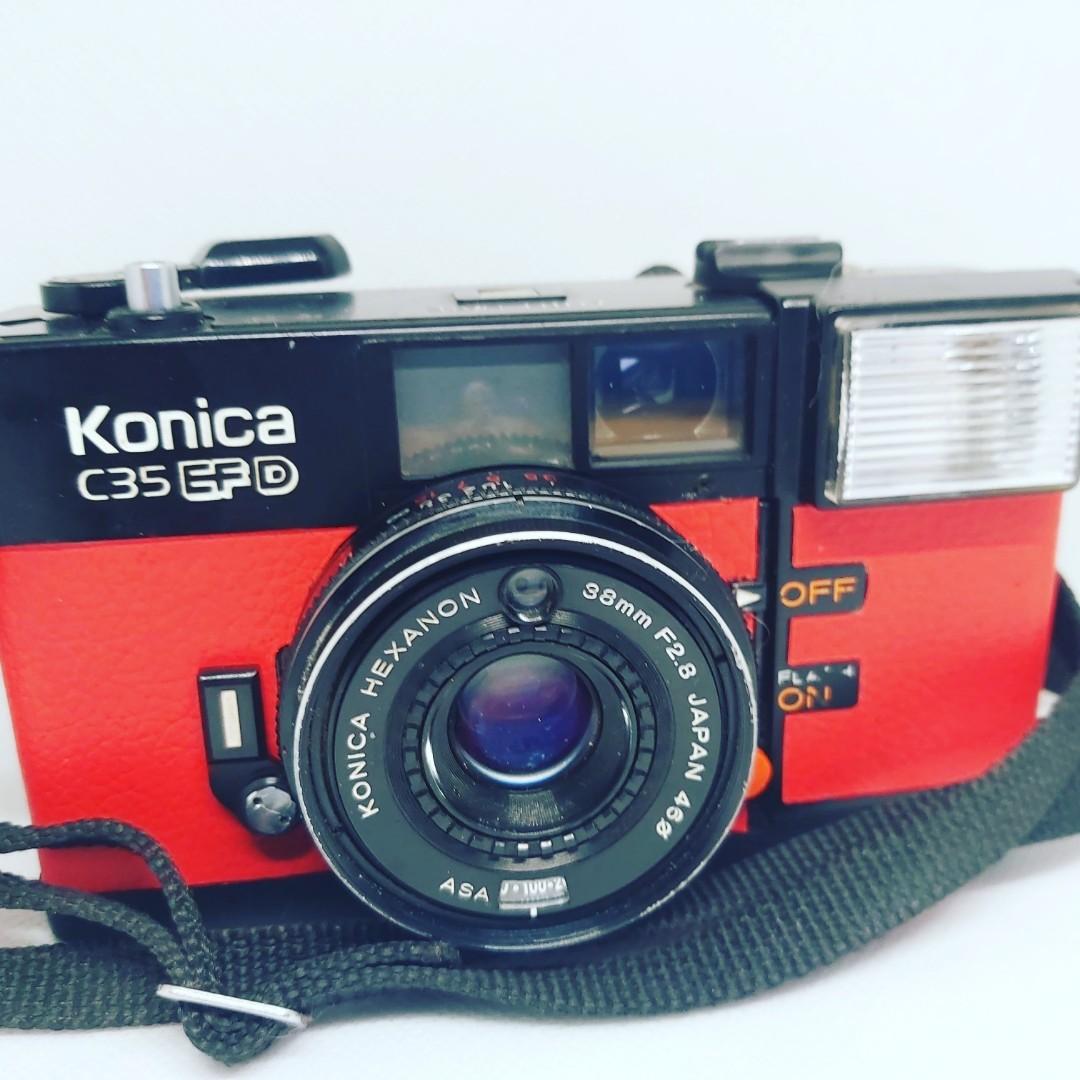 Konica C35AF – 38mm f/2.8 35mm Point and Shoot – Untested – AS IS