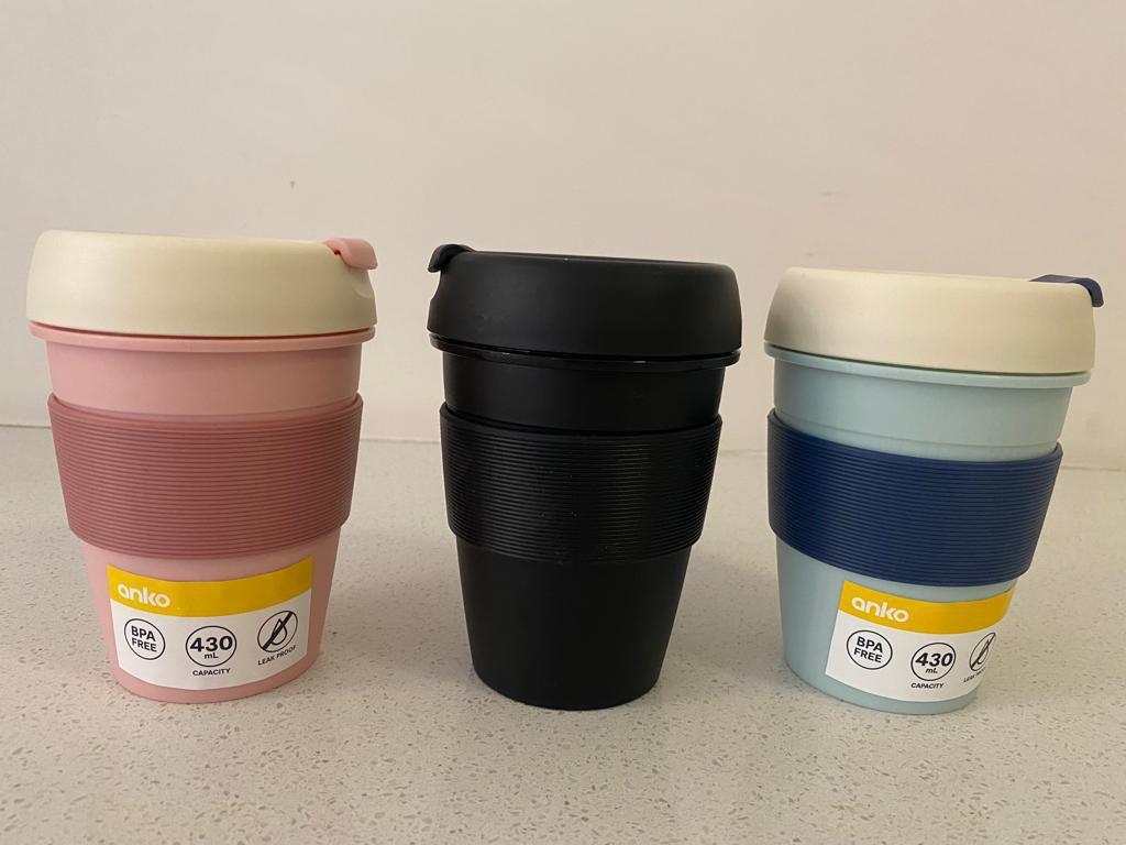 Anko 450 ML Insulated Travel Mug | BPA Free Leak Proof Flip Lid |Doubl